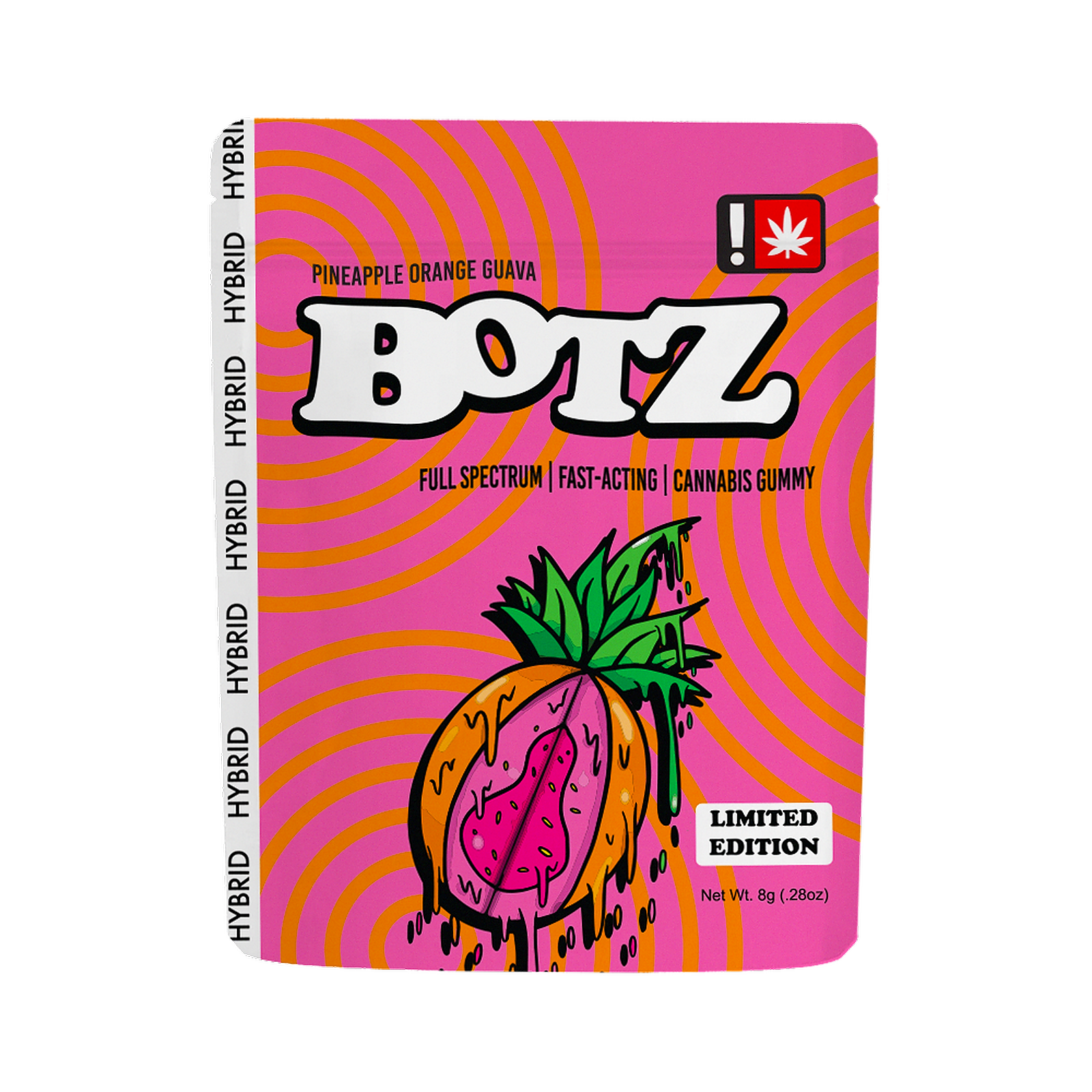 Photograph of product: (SOUR BOTZ) P.O.G. - 100mg TH-oui