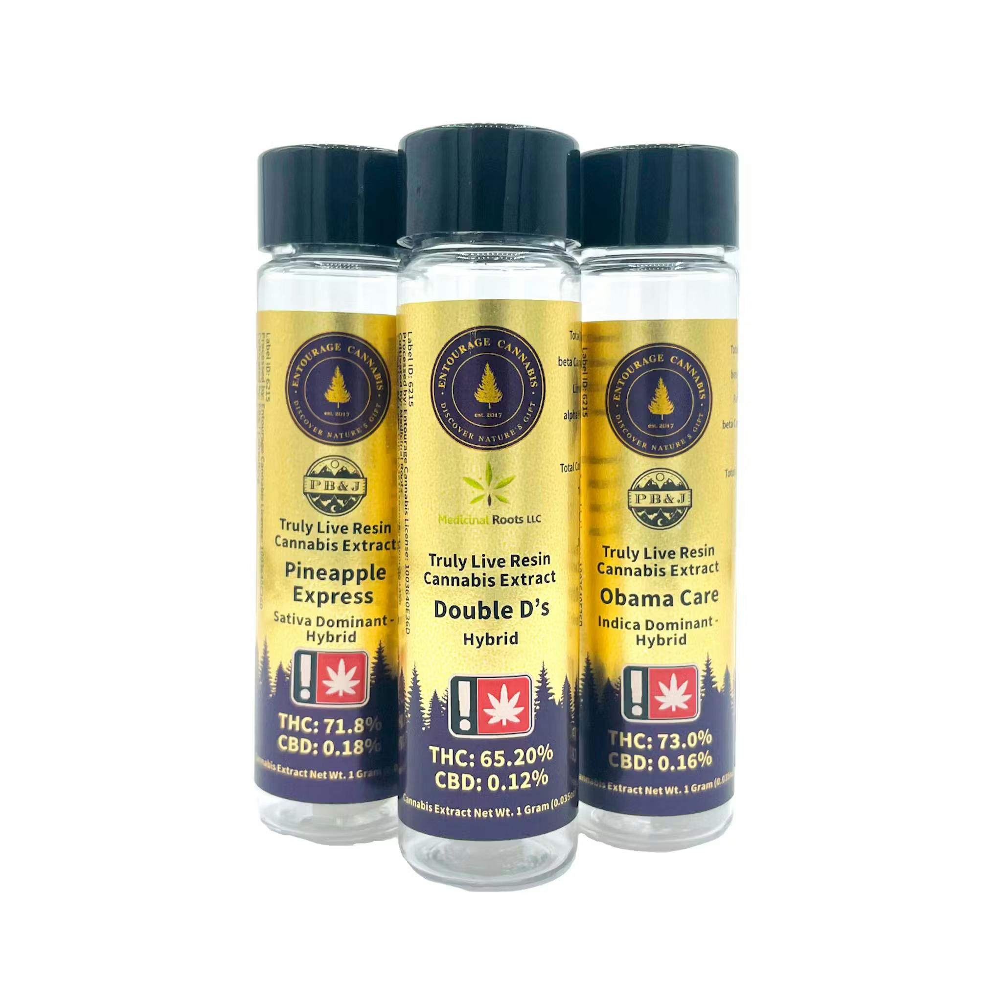 Photograph of product: Entourage | Truly Live Resin Cartridge | 1g | - Studio 54