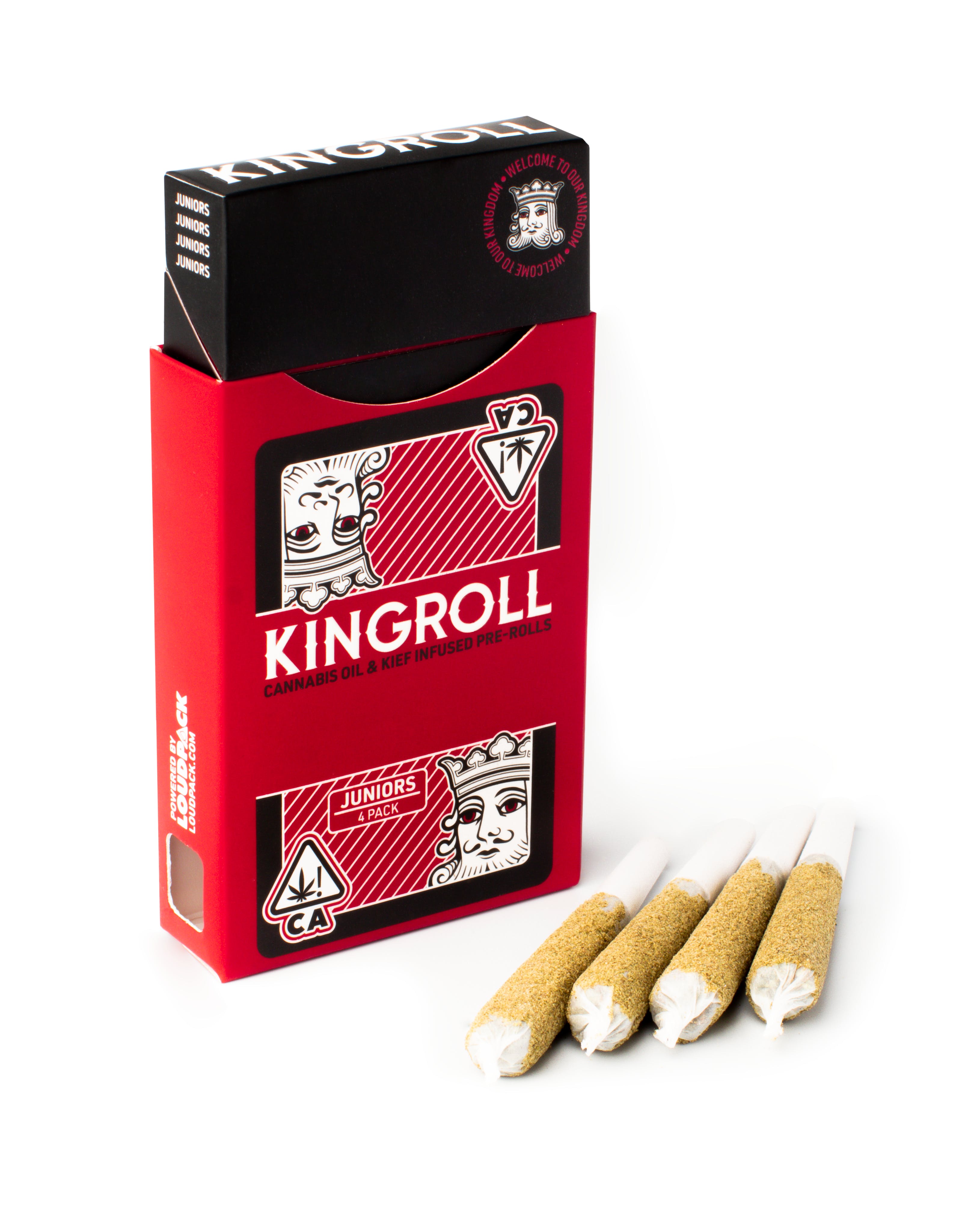 Photograph of product: KINGROLL - 4 PACK - GG4 X ZOOKIES .75G - KINGPEN