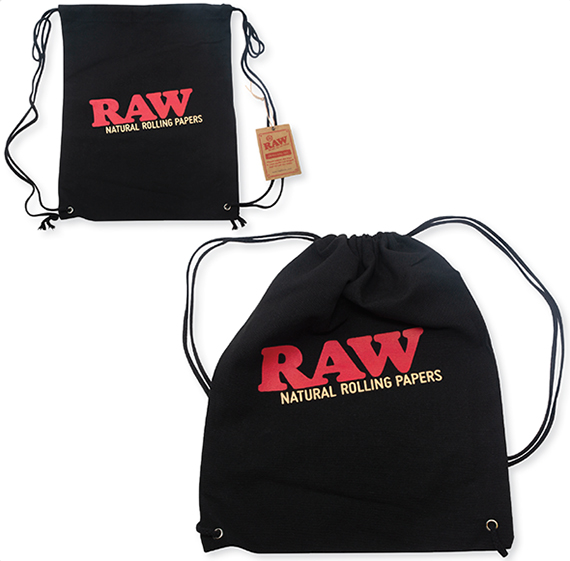 Photograph of product: RAW | Drawstring Bag | Black