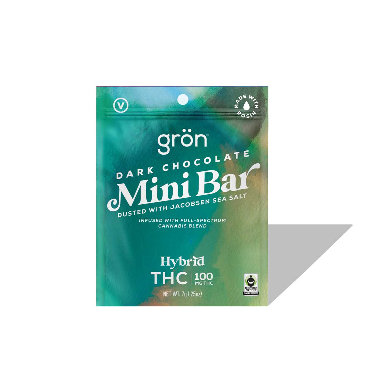 Photograph of product: GRON DARK CHOCOLATE MINI BAR 100MG