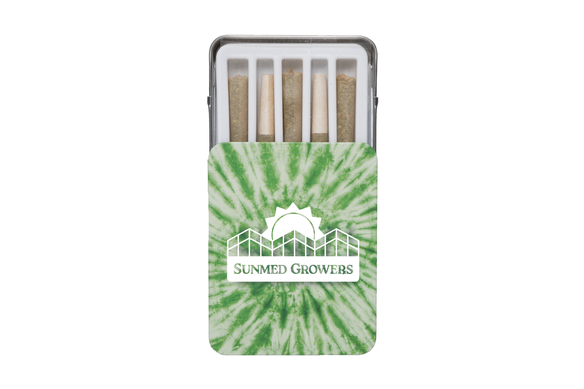 Photograph of product: SunMed Gush Mints 5pk of 0.5g Pre Rolls