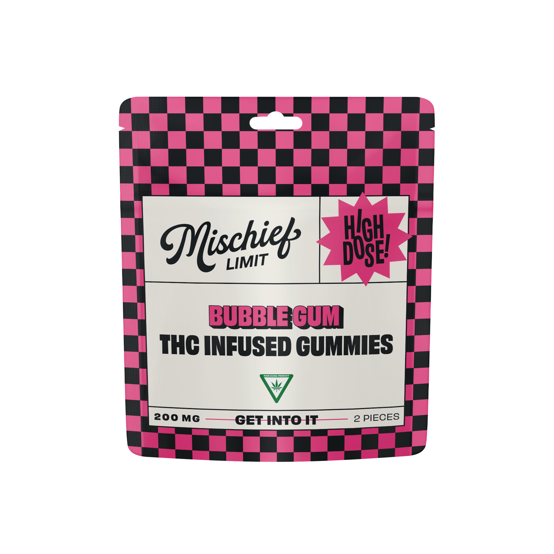 Photograph of Product: Mischief | Bubblegum | Gummies | 200mg