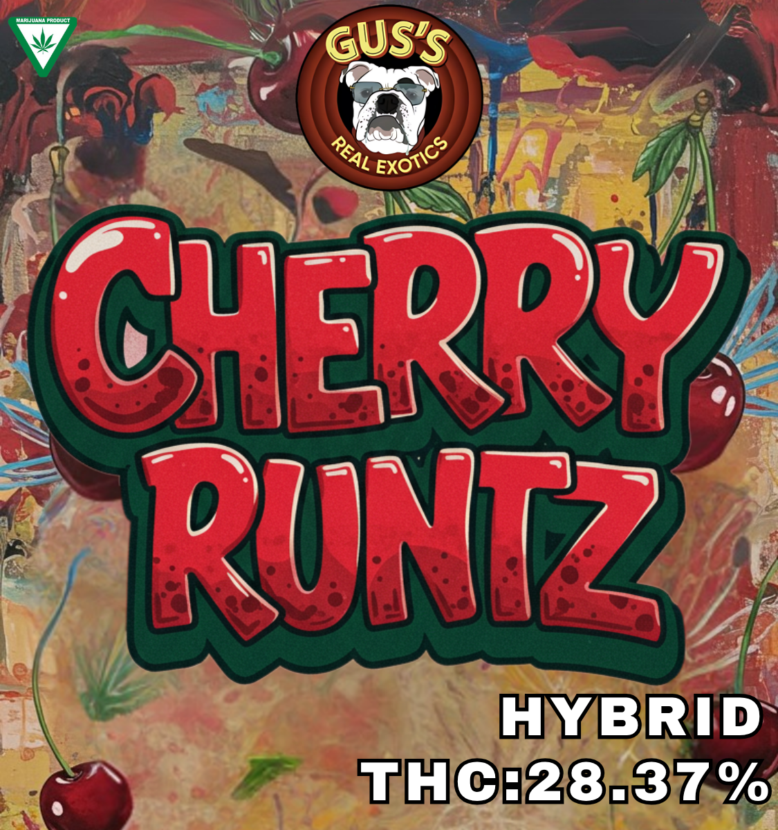 Photograph of product: Zaza Tier Deli - Cherry Runtz - 28g