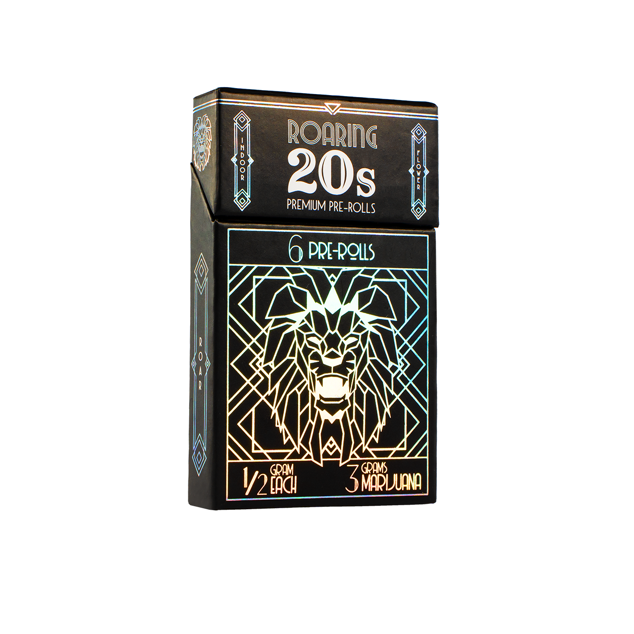Photograph of product: Roaring 20s ROAR 6 Pack Preroll 3g - Hibiscuits