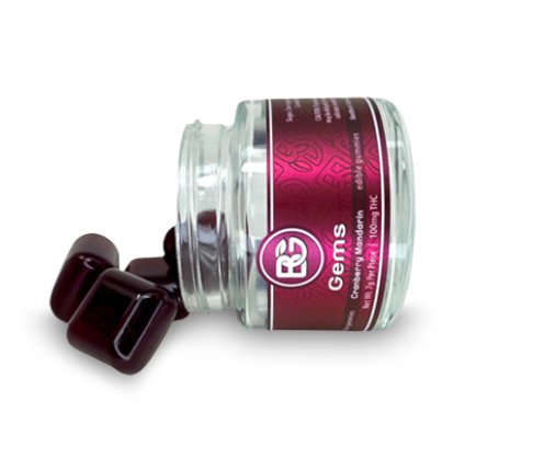 Photograph of product: Bedford Grow Gummies Raspberry Daiquiri (H) 100mg