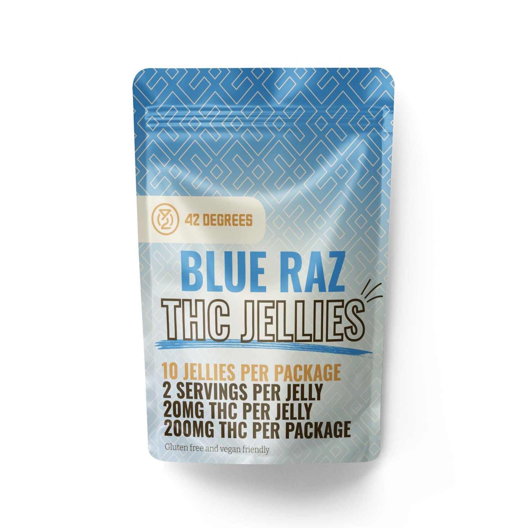 Photograph of product: Blue Raspberry | Jellies TH-oui Gummies 200mg