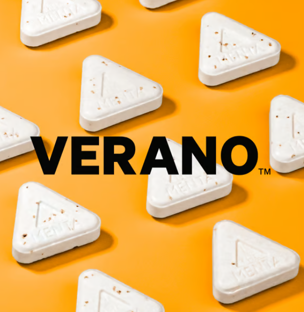 Photograph of product: Verano | Tangerine Mentholated Lozenge 20pk | 100mg (TH-oui Infused)