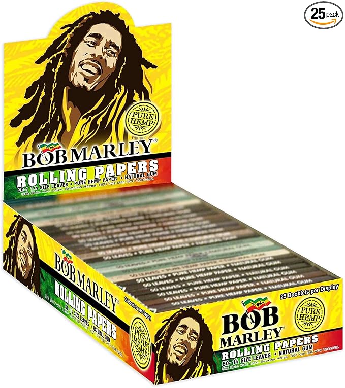 Photograph of product: Bob Marley - 1 1/4 Rolling Paper