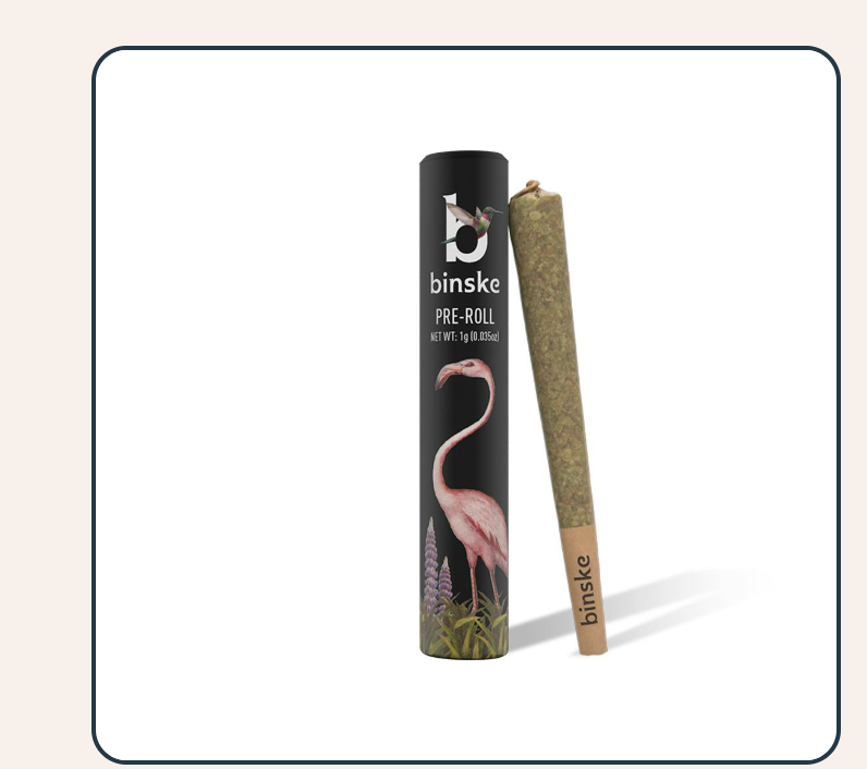 Photograph of product: Binske | 1g Pre-Roll Joint | The Prism