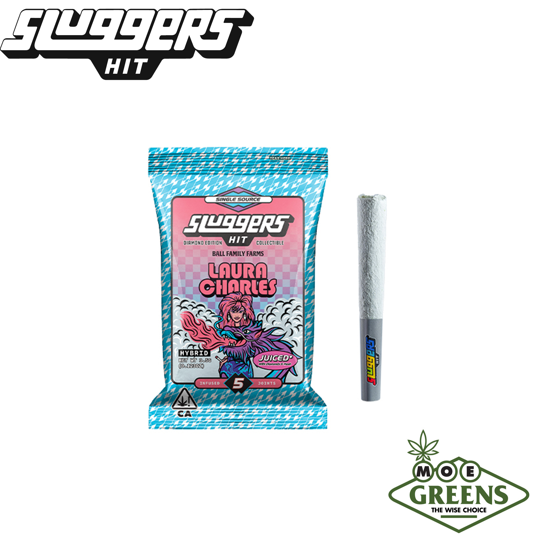 Photograph of product: LAURA CHARLES 5PK [JUICED W/ DIAMONDS & SOLVENTLESS au chocolat]