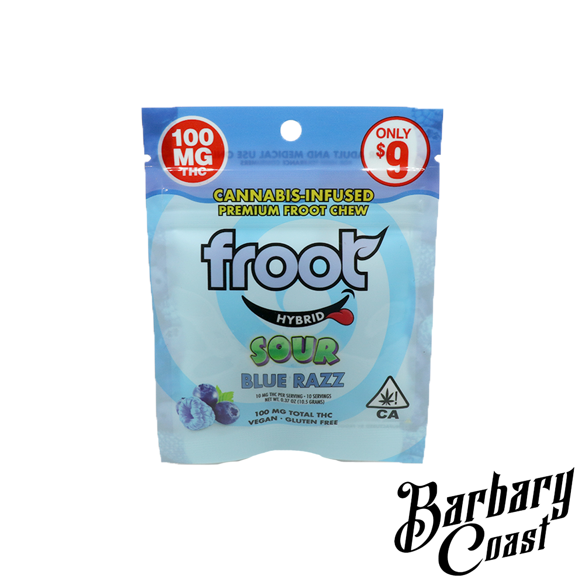 Photograph of product: SOUR BLUE RAZZ [100MG]