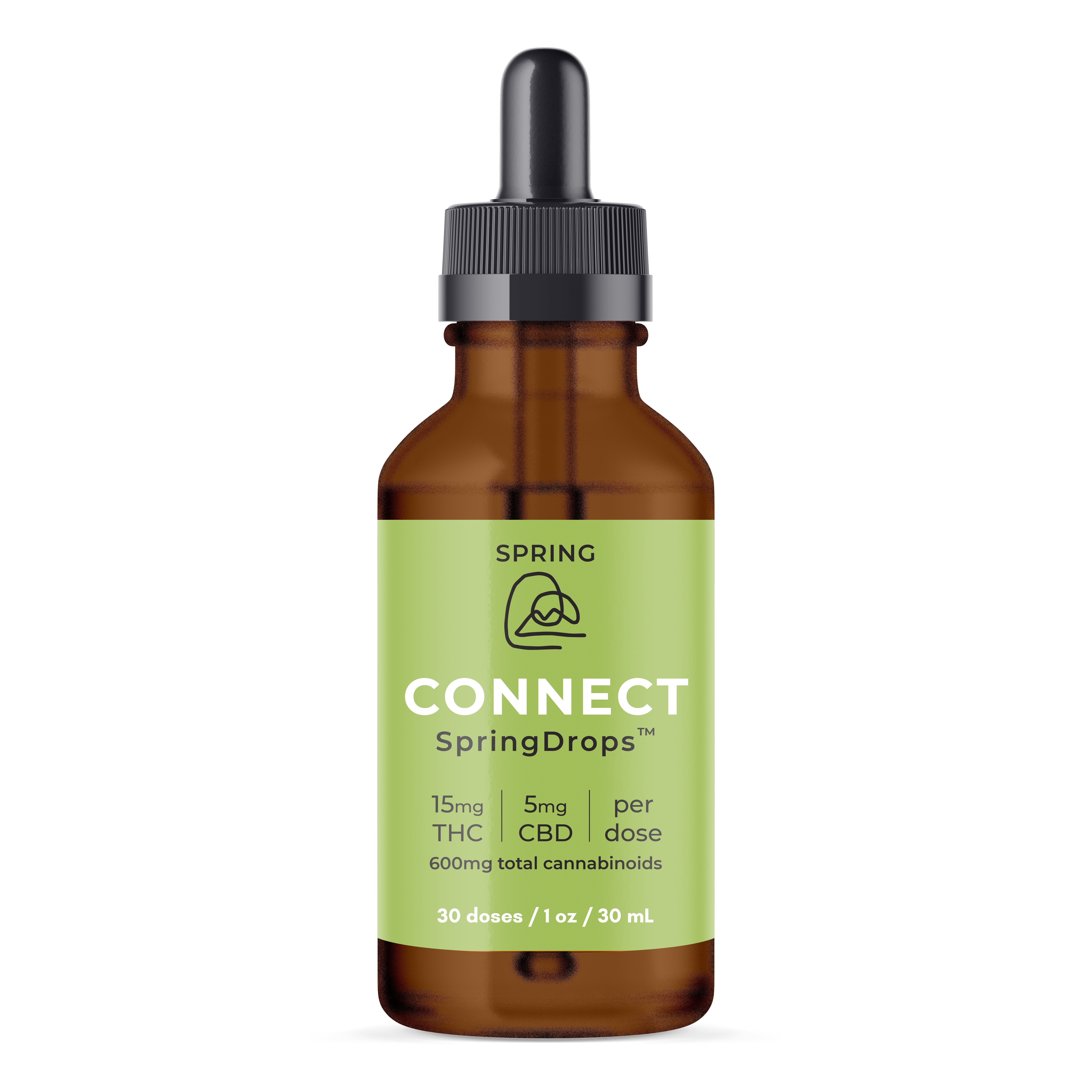 Photograph of Product: SpringDrops Tincture 450mg: CONNECT