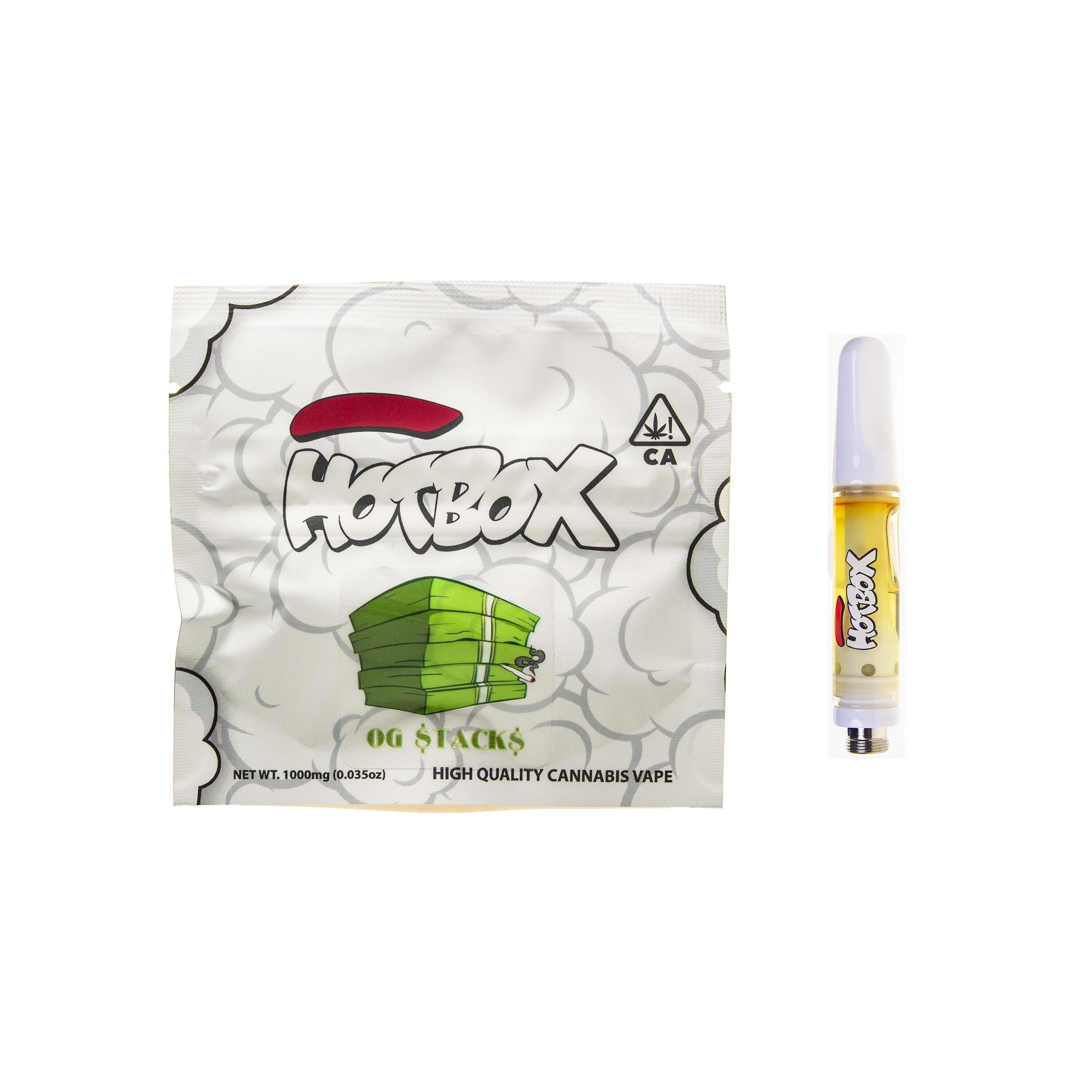 Photograph of product: Hotbox | OG Stacks Cartridge (1g)