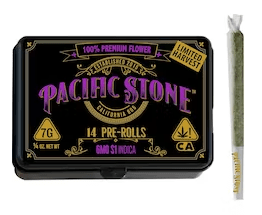 Photograph of product: [Pacific Stone] Preroll 14 Pack - 7g - GMO S1 (I) - 