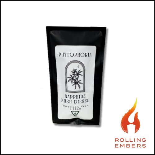 Photograph of product: Phytophoria | Sapphire Kush Diesel | Disposable Vape
