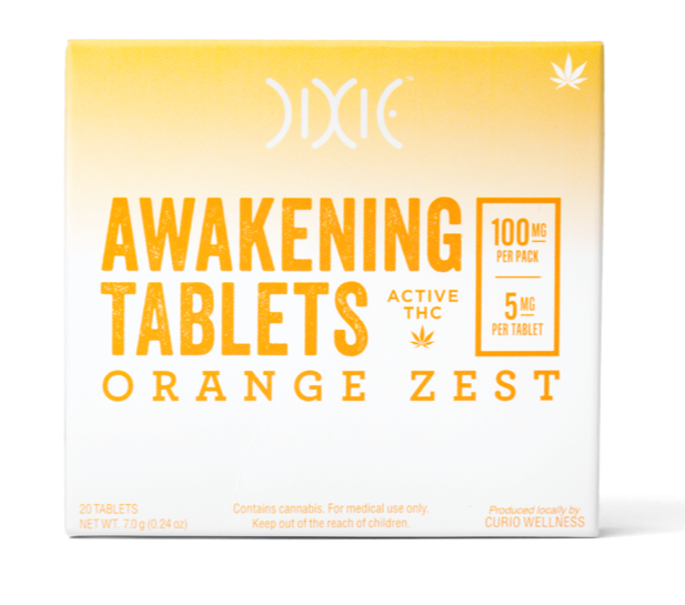 Photograph of product: Awakening [5mg TH-oui-20pk] Orange Zest Tablets || Dixie