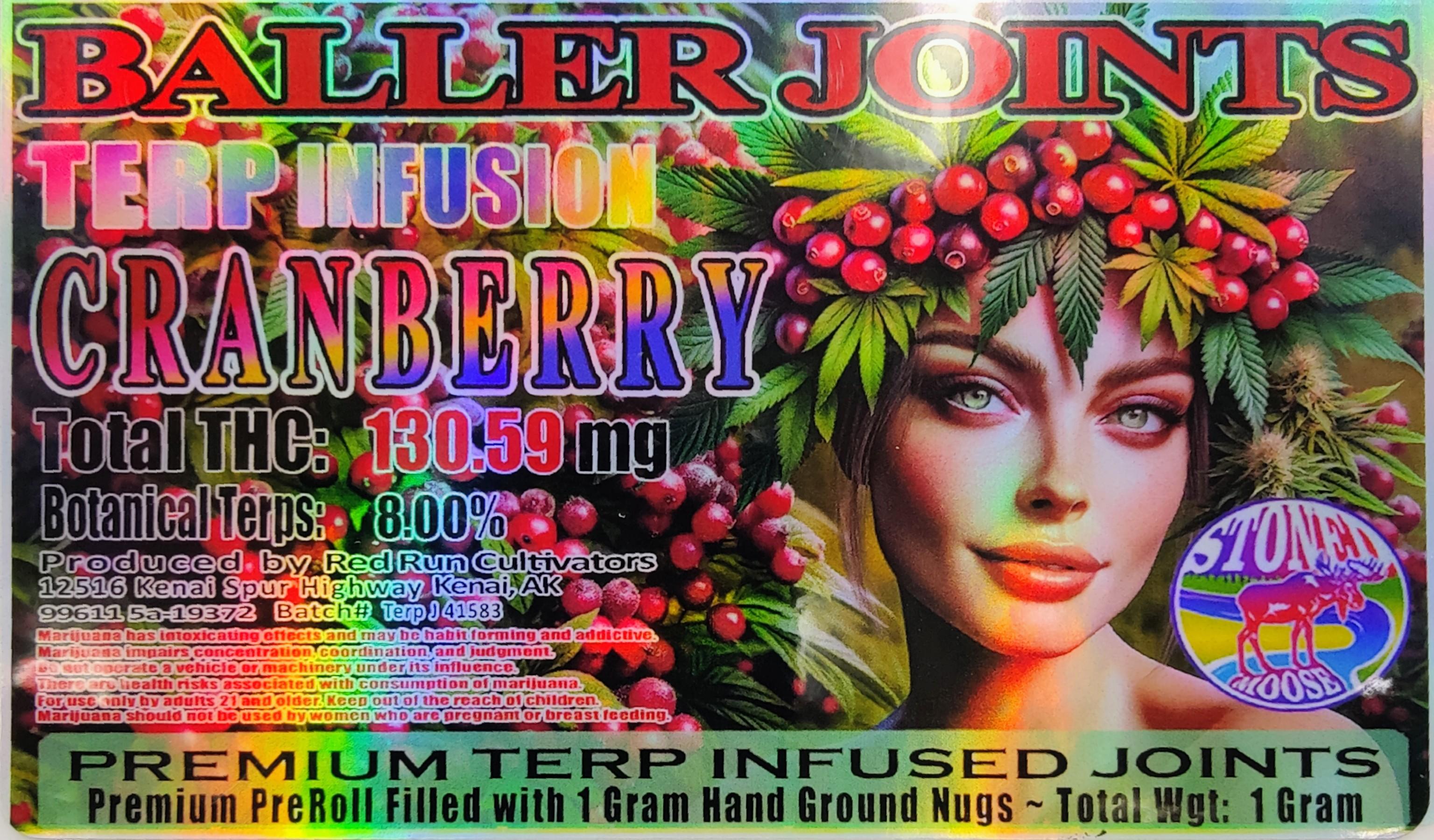 Photograph of product: Cranberry Terp Infused PR