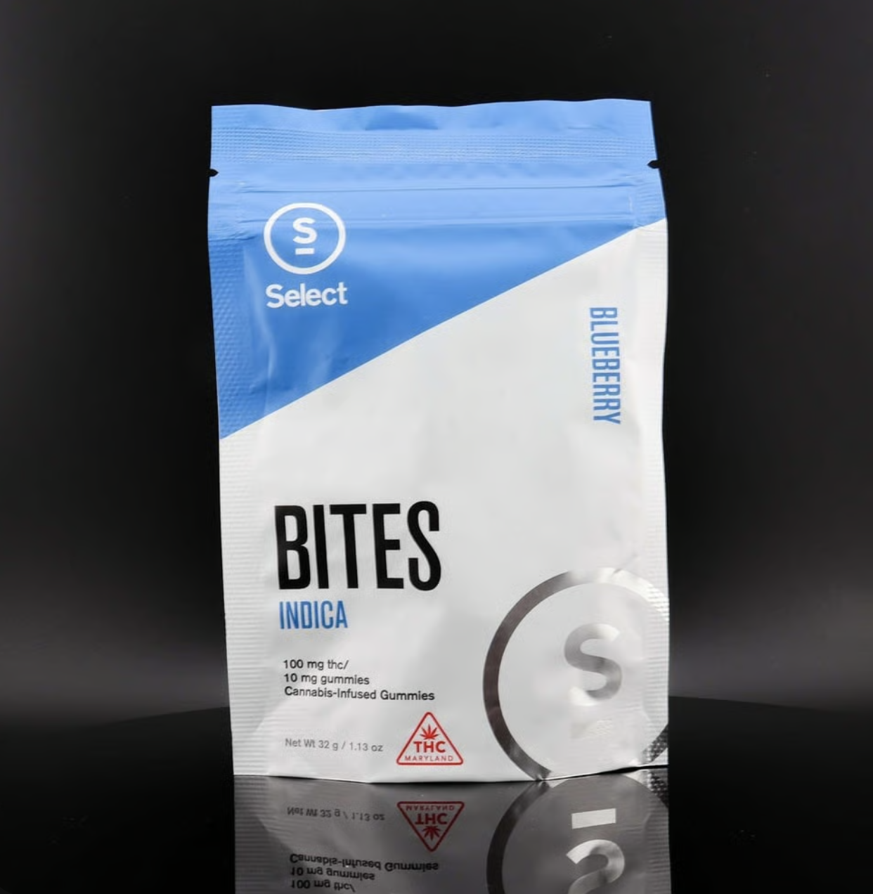 Photograph of product: 100mg Select Bites | Blueberry (Oui'd)