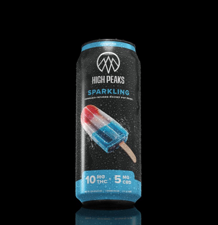 Photograph of product: Sparkling Rocket Pop | Beverage | 10mg