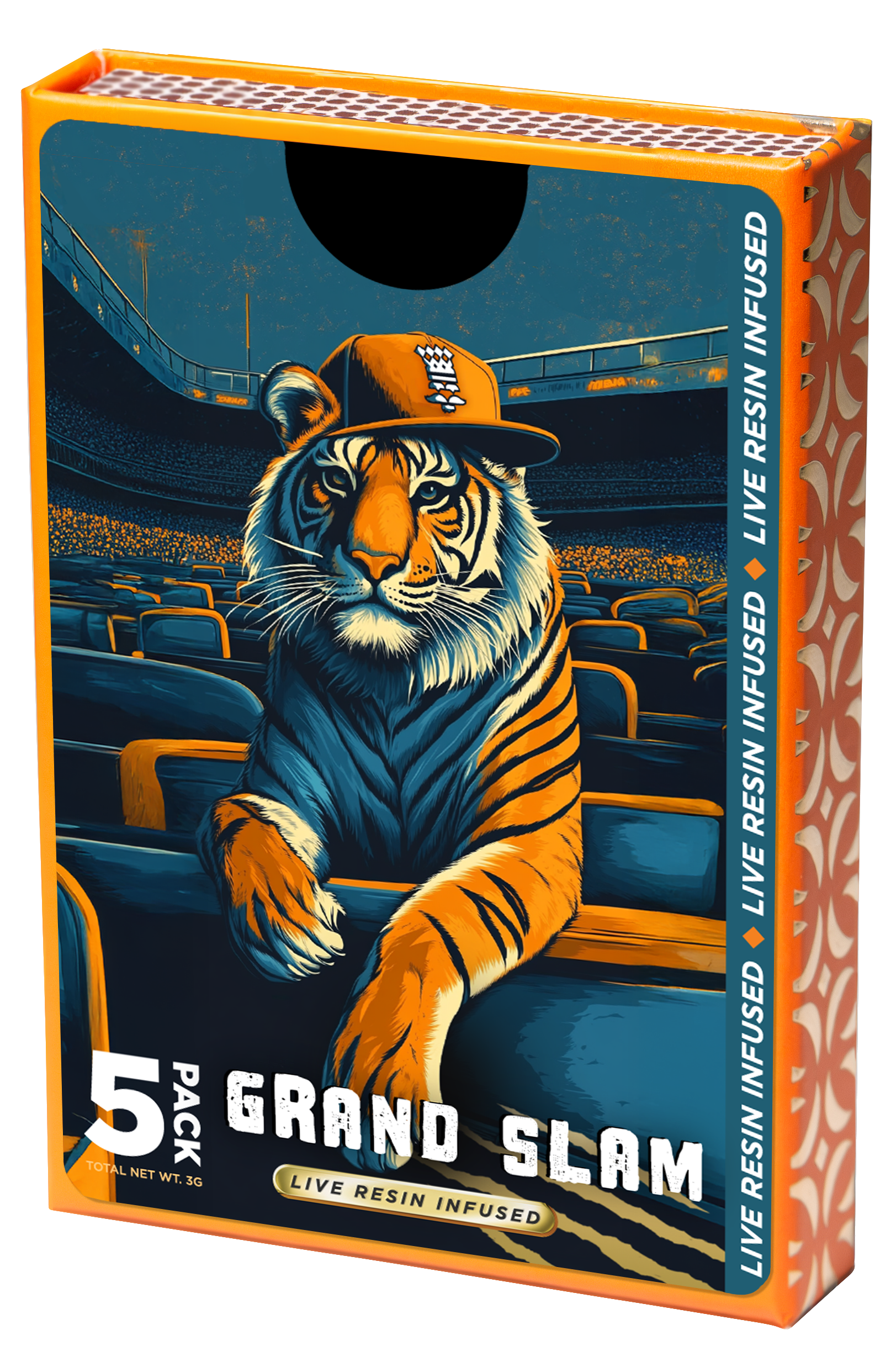 Photograph of product: Goldkine - Grand Slam - Infused 0.6g Joints - 5 pack - 3g