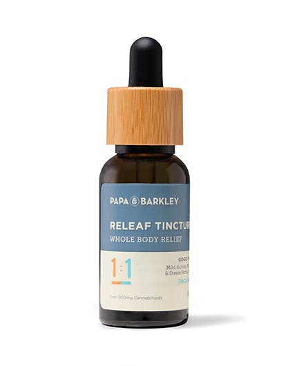 Photograph of product: Tincture: TH-ouia Releaf 1:1 (30ML) 900MG - 