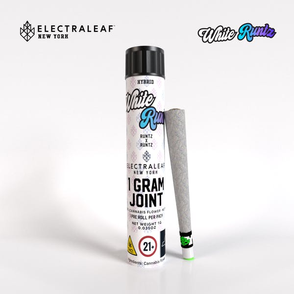 Photograph of product: ElectraLeaf - White Runtz - 1g Pre-Roll