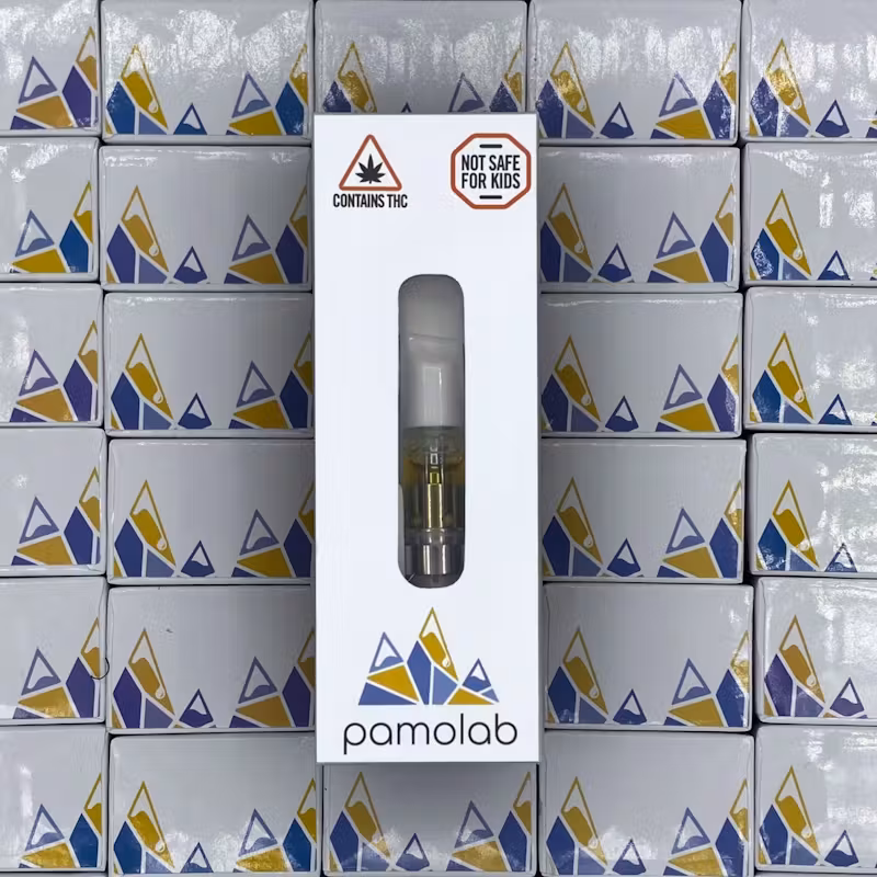 Photograph of product: Pamolab | Watermelon Bubblegum | CBD 1:1 TH-oui Distillate Cart