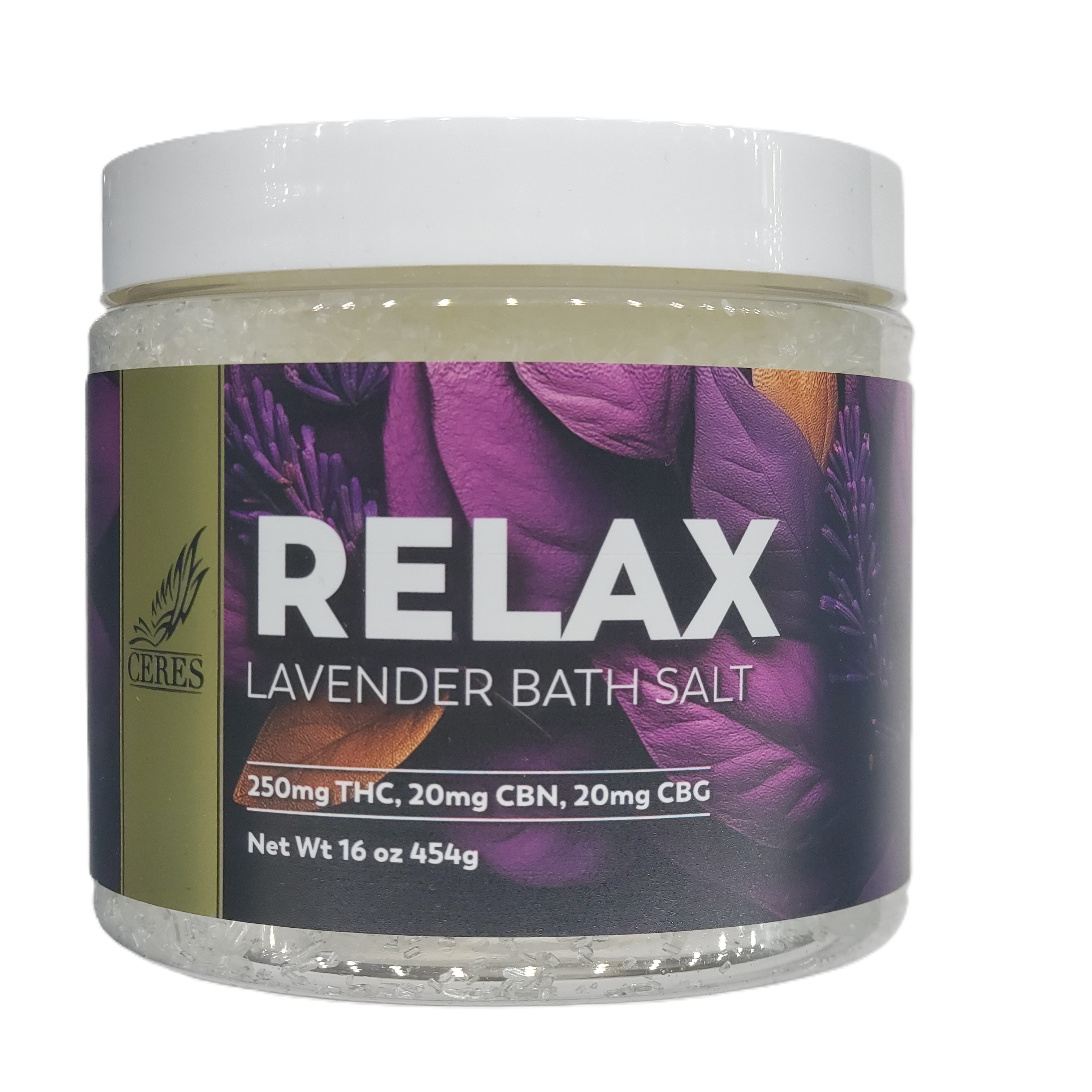 Photograph of product: Ceres Bath Salt Relax 16oz