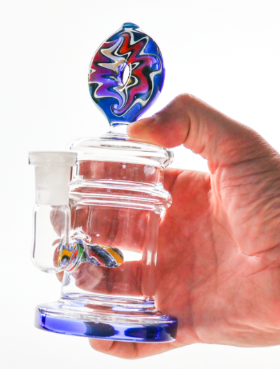 Photograph of product: $30 6" Wig Wag D'OH-nut Dreams Bong w/ Bowl
