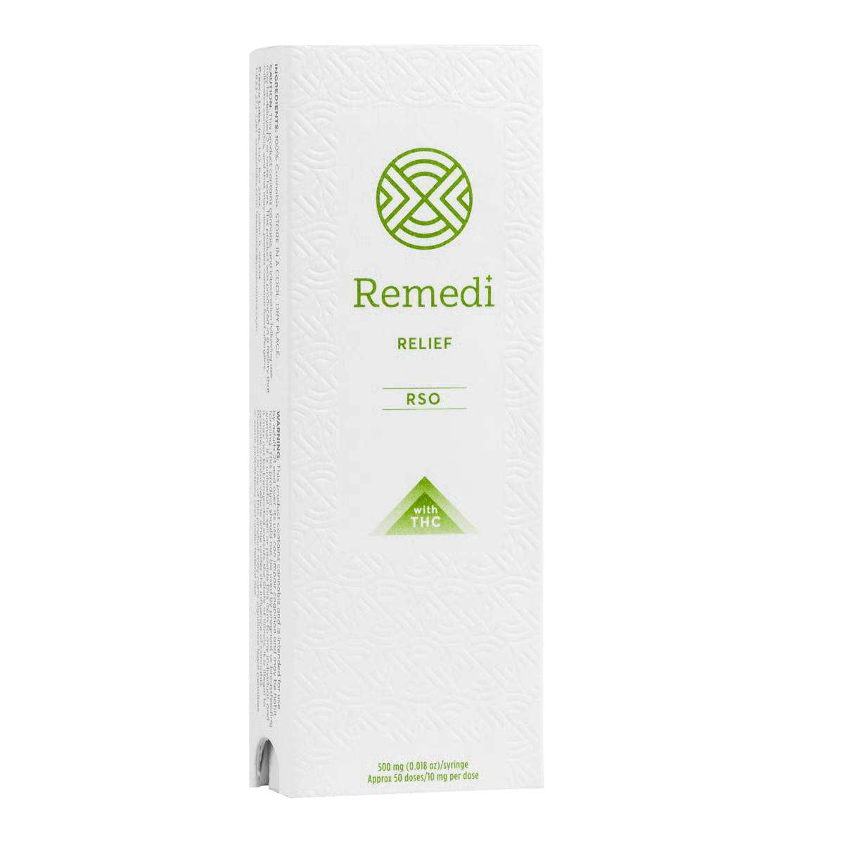 Photograph of product: Remedi | Relief RSO Syringe | 0.5g