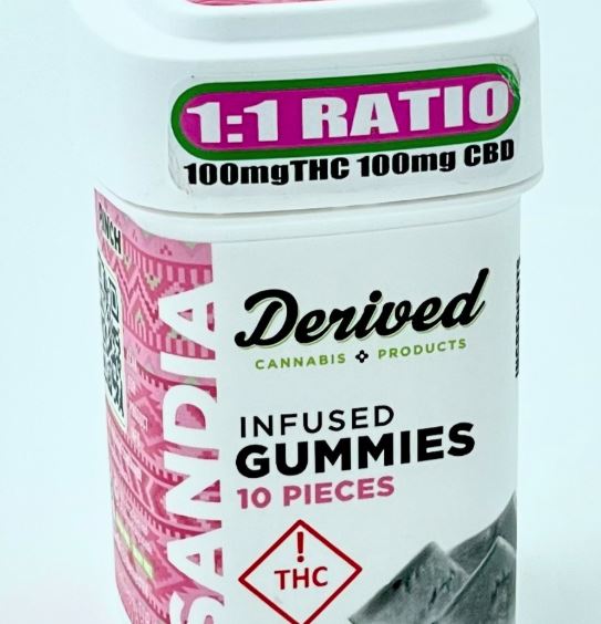 Photograph of product: 1:1 Sandia Gummies | 100mg