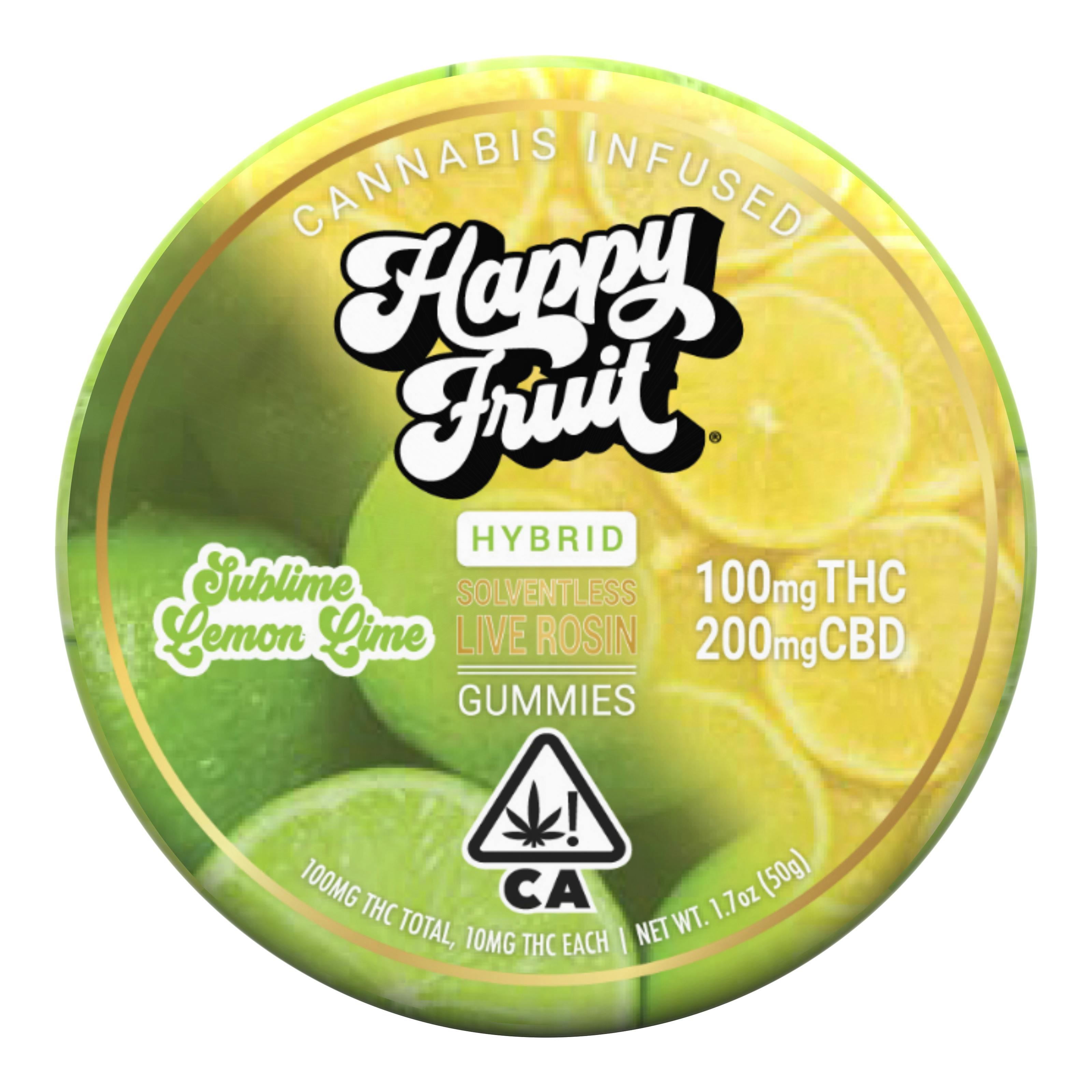 Photograph of product: Sublime Lime   Solventless Live Rosin   2:1 Cbd | Thc 100mg