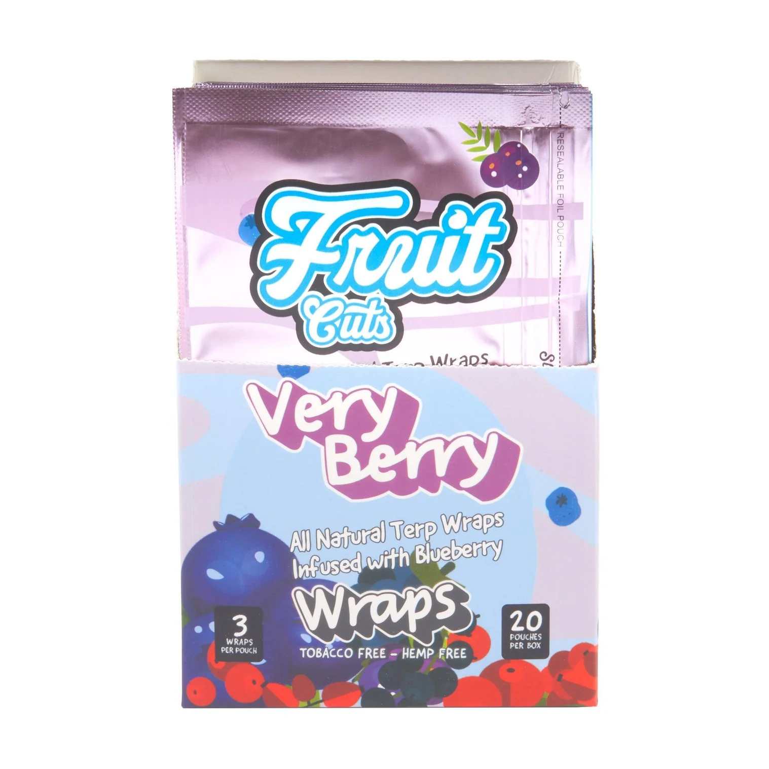 Photograph of Product: Fruit Cuts Natural Pulp Wraps King Size - Very Berry