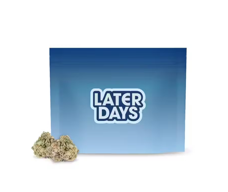 Photograph of product: Later Days Banana OG 7g Popcorn Flower