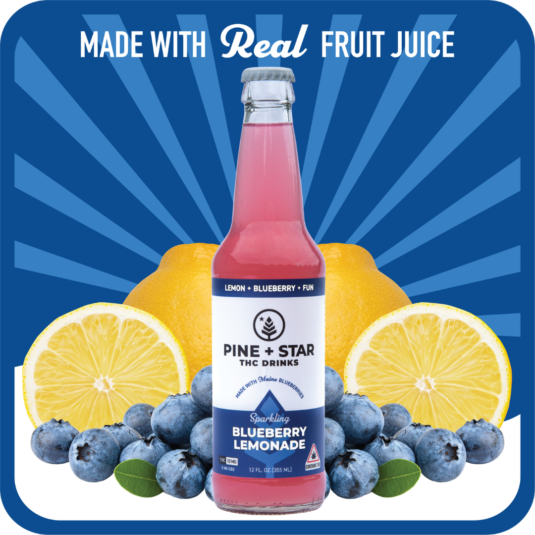 Photograph of product: Sparkling Blueberry Lemonade - 10mg/1pk