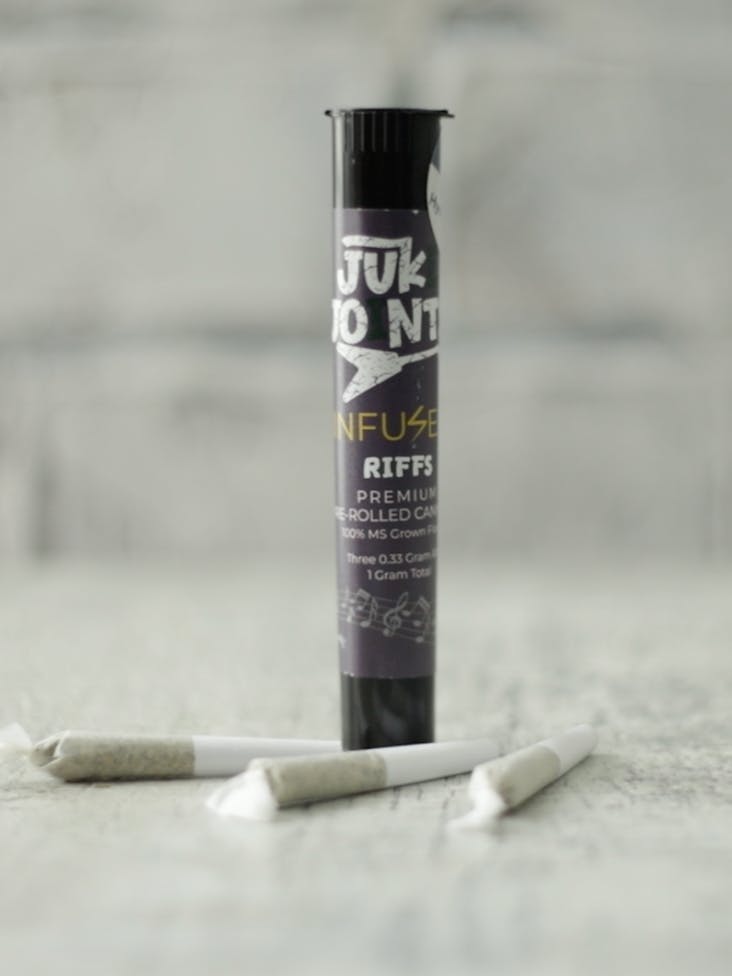 Photograph of product: Juke Joints | Alien Mints / Perm Marker | 1g Pre Roll