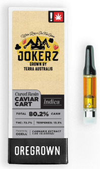 Photograph of product: Oregrown | Cured Resin Caviar Cart 510 | Jokerz
