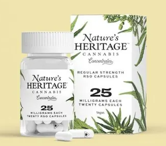 Photograph of product: RSO Capsules | 25mg Per Serving | 40pk