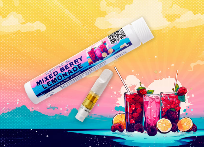 Photograph of product: Mixed Berry Lemonade Vape Cartridge | 1g