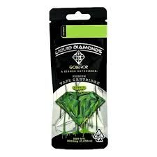 Photograph of product: Gold Drop - GMO Liquid Diamonds 1g Cartridge - 