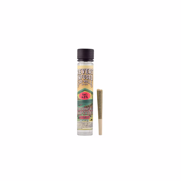 Photograph of product: Revert Oui'd | Tropical Temptation Infused | .7G Pre-Roll Single