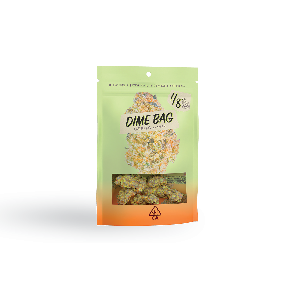 Photograph of product: Dime Bag - Sweet Tooth (Oui'd) Flower - 3.5g