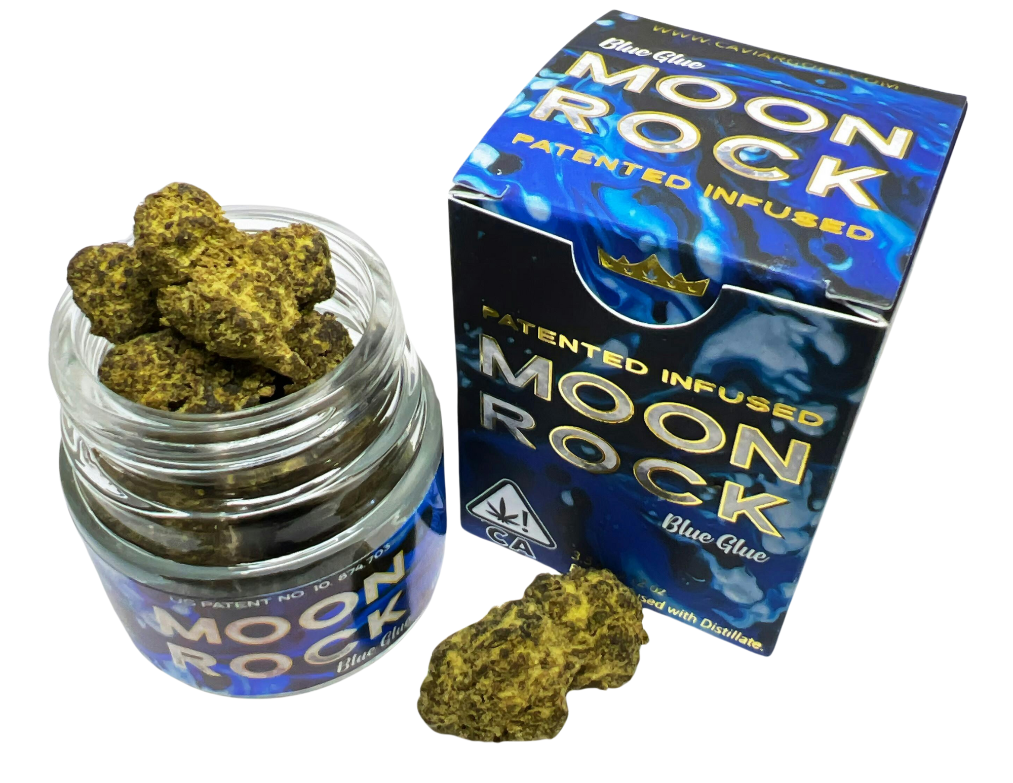 Photograph of product: BLUE GLUE MOONROCKS