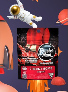 Photograph of product: Blaster Naut - Cherry Bomb 200mg (Single Gummy)