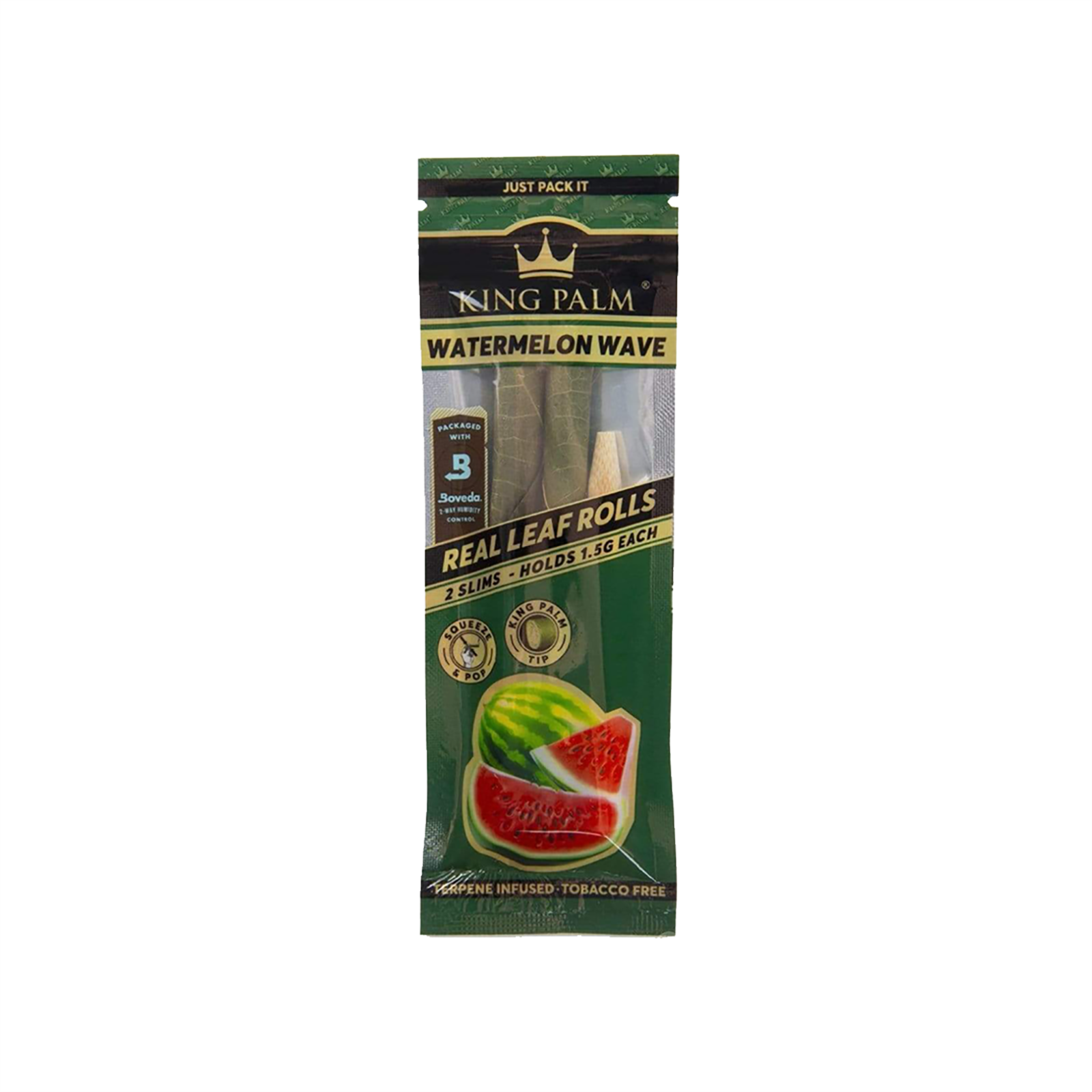 Photograph of product: King Palm Wraps, 2 Pack - Watermelon Wave