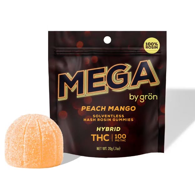 Photograph of product: Peach Mango MEGA Rosin Pearl | Grn