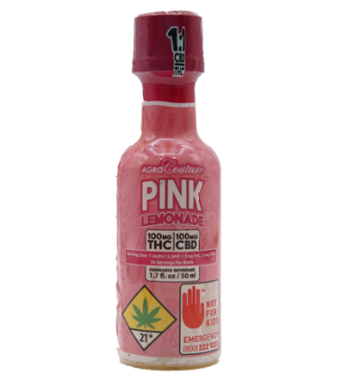 Photograph of product: Agro Couture - 1:1 Pink Lemonade [200mg] - Edible shot