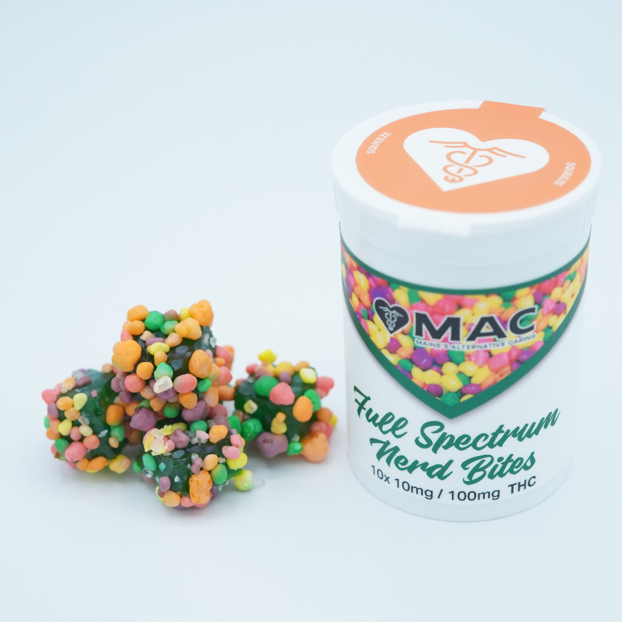 Photograph of product: MAC Nerd Bites 10x10mg- 100mg total