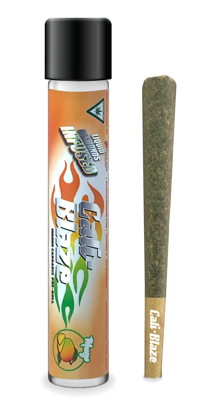 Photograph of product: Mango Liquid Diamonds Infused Preroll | 1.2g